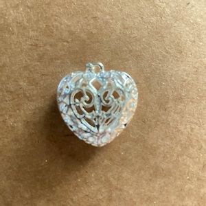 Sterling silver heart pendant
